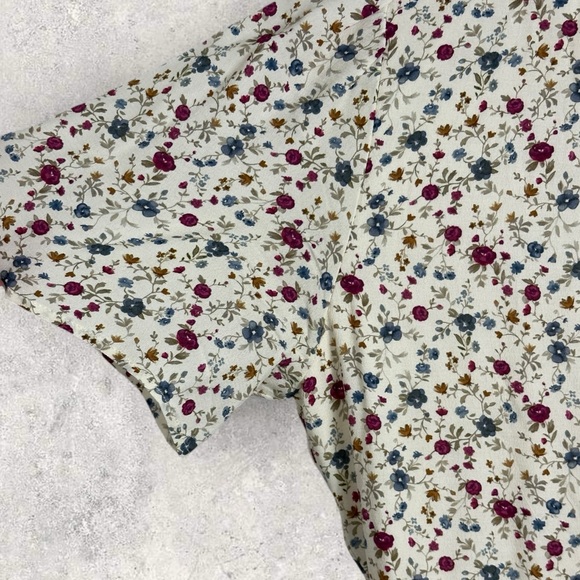 Sezane Ophelia Dress Midi Prairie Size 34 French US 2 Bow Front Fairy Bohemian - Picture 12 of 16